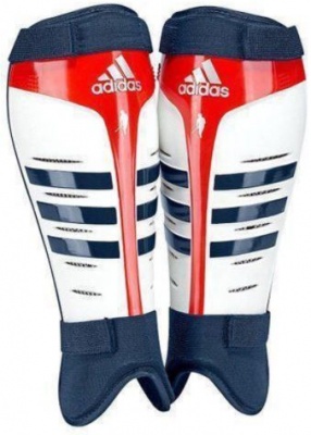 Adidas Shin Pads White/Red/Navy